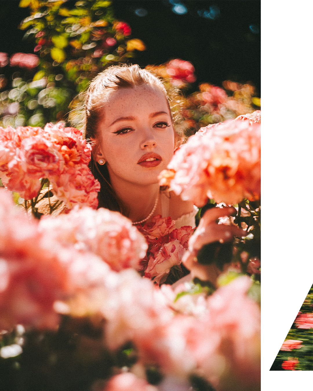 Creative Editorial Portraits at a Rose Garden in Portland — photograph 6 of 20